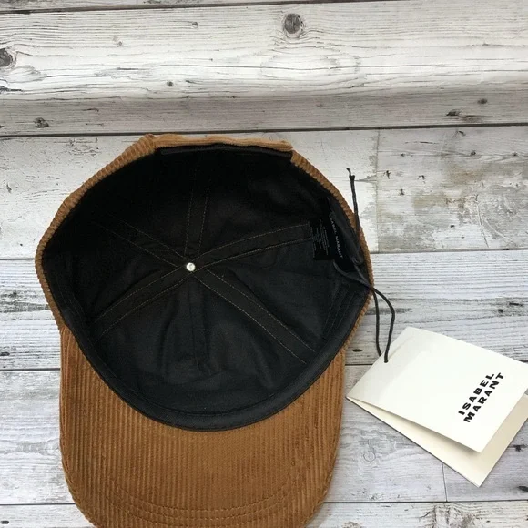 Isabel Marant Tan Corduroy Hat display picture 1